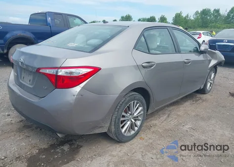 2014 Toyota Corolla Le Plus z USA, uszkodzony, nr VIN 2T1BURHE3EC078528